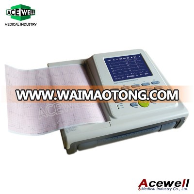 Acewell Three Channel Medical ECG/EKG Machine